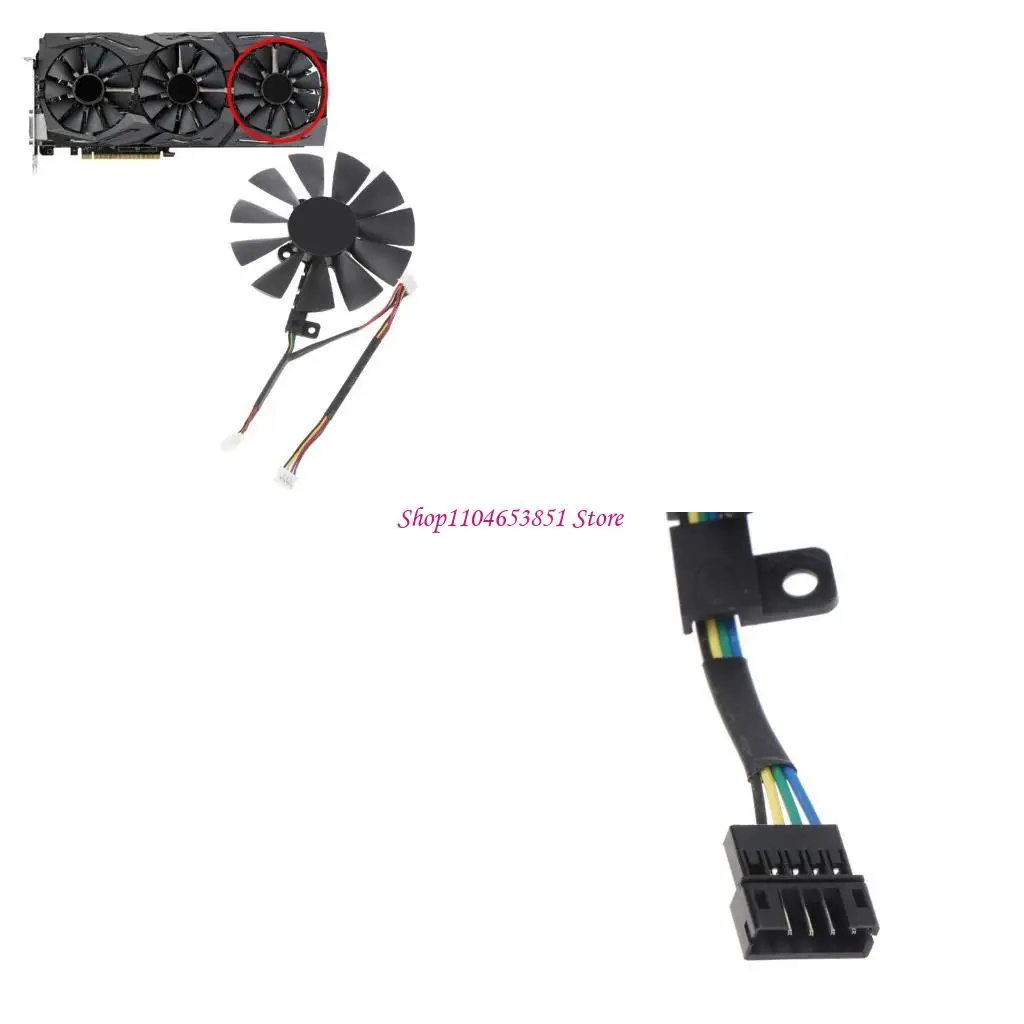 GPU VGA Cooler PLD09210S12HH Graphics Card Fan 4/5/6Pin Cooling Fan For  STRIX GTX 1080/980Ti/1060/1070 Video Card