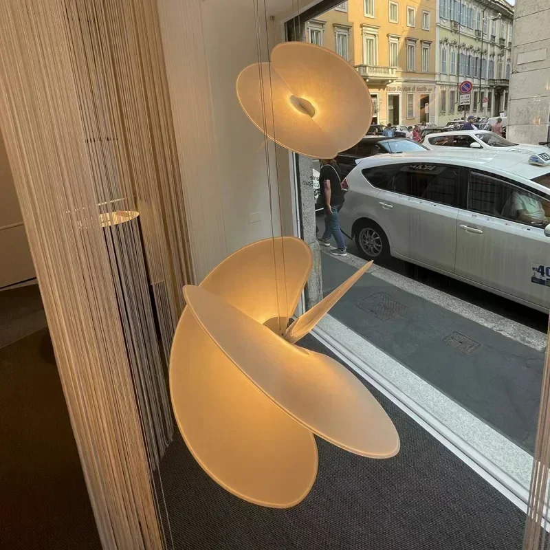 Moderne Dekoration Anhänger Lampe Seide Kreative Kurve Design Led Licht Nordic für Wohnzimmer Esszimmer Schlafzimmer Salon Kronleuchter