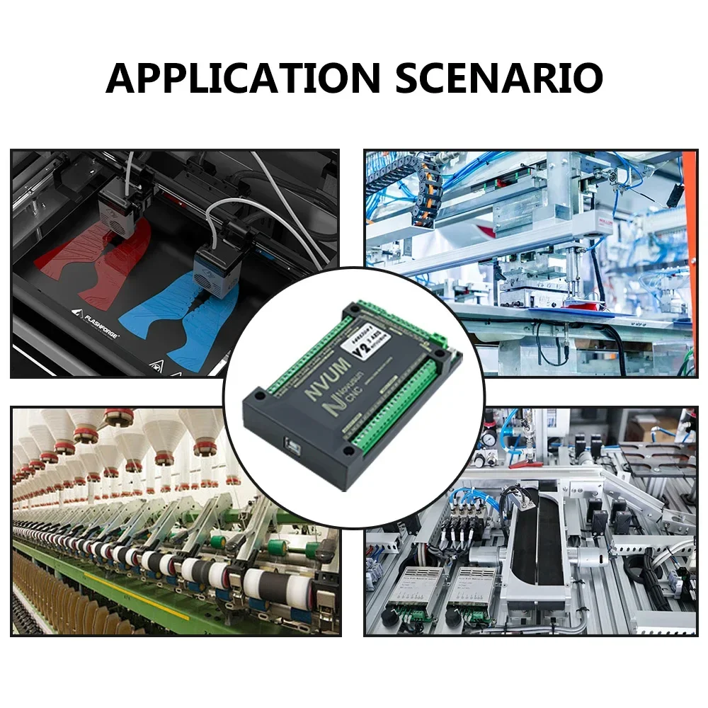 Scheda Ethernet USB NVUM/NVEM Mach3 200KHz CNC 3/4/5/6 axis Motion Control Card per Breakout Board interfaccia USB Controller CNC