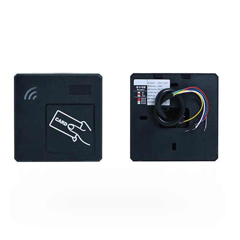Wiegand 26/34 RFID card reader13.56M M1 Smart RFID card read ID Card 125K IP67 Waterproof Use Connect  Access Control System EM
