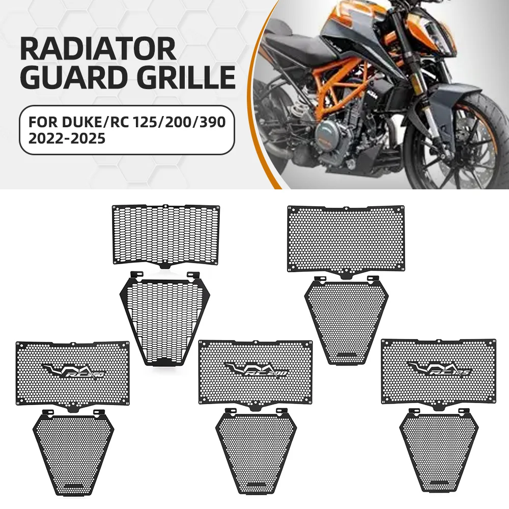 

Radiator Grille Cover Guard Protection Protetor For Duke/RC 125/200/390 2022-2023-2024-2025 Motorcycle Accessories Aluminium