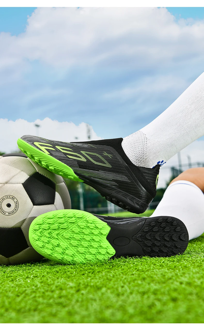 Neue Herren-Fußballschuhe Rutschfeste Indoor-Futsal-Stiefel Rasenplatz-Schuhe Hochwertige Sneakers Meistverkaufte High-Top Outdoor-Schuhe – Detail 37