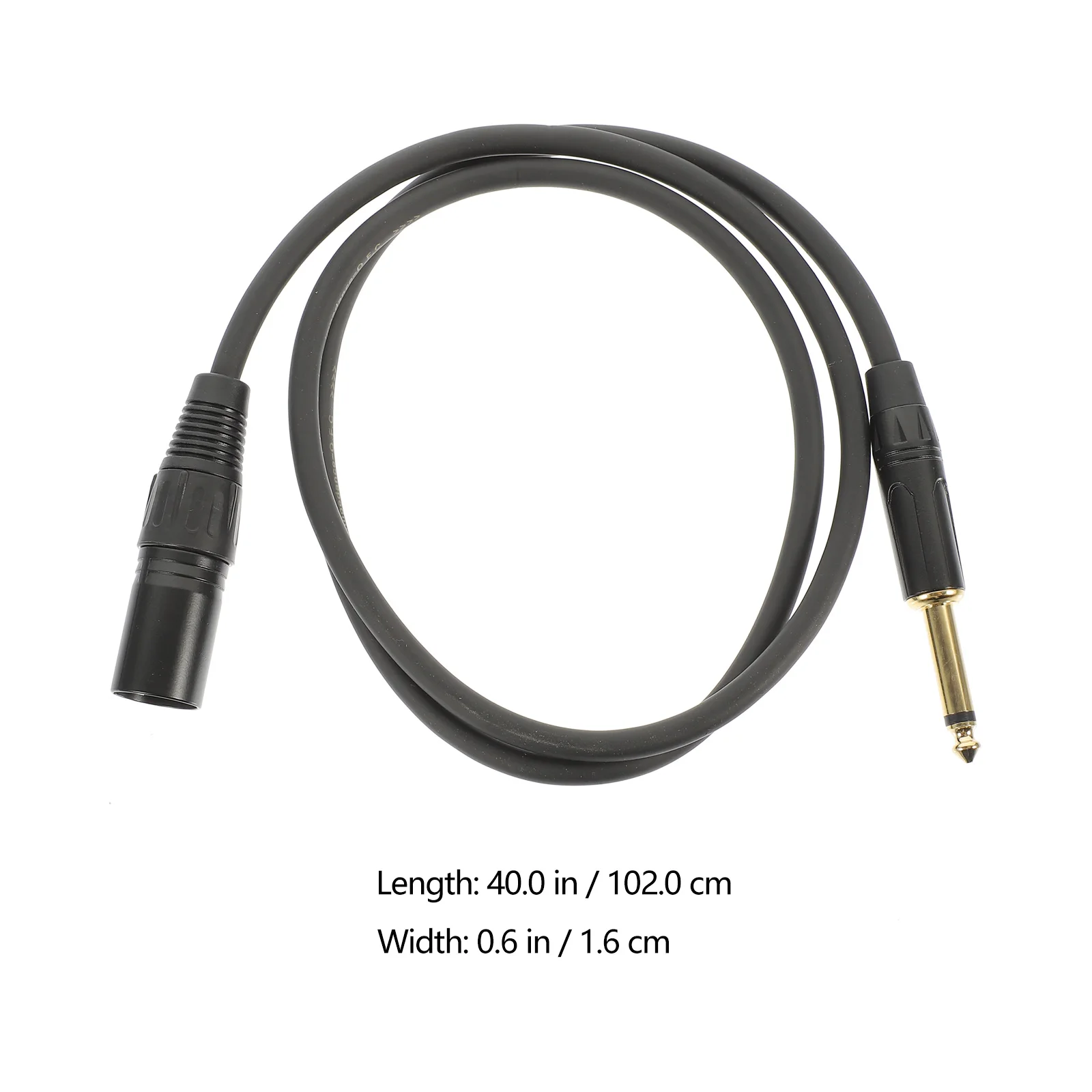 

2pcs Xlr To 1/4 Inch Patch Cable 6.35Mm Male To Xlr Female Audio Converter Adapter Cord For Microphone Mixing Console Durable