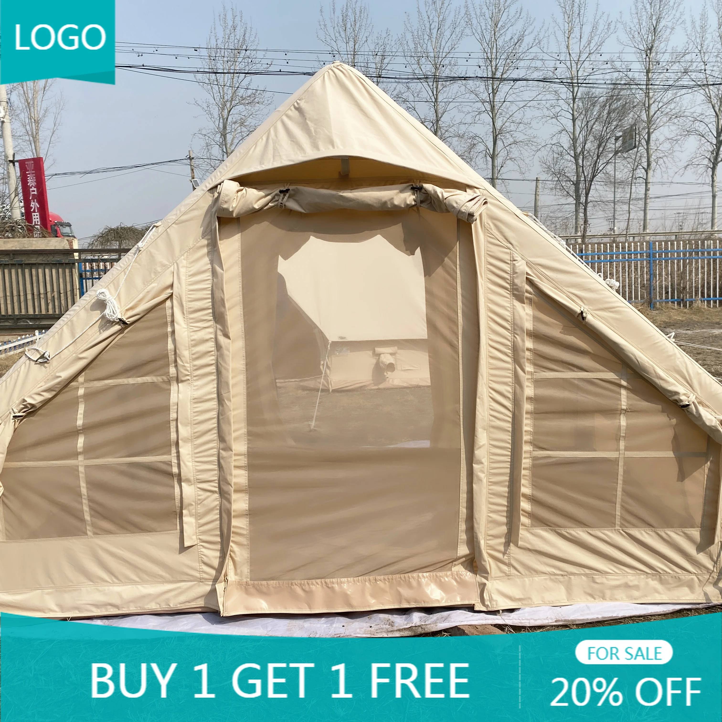 Waterproof Inflatable Tent Portable Outdoor Camping Car Side Awning Air Tent