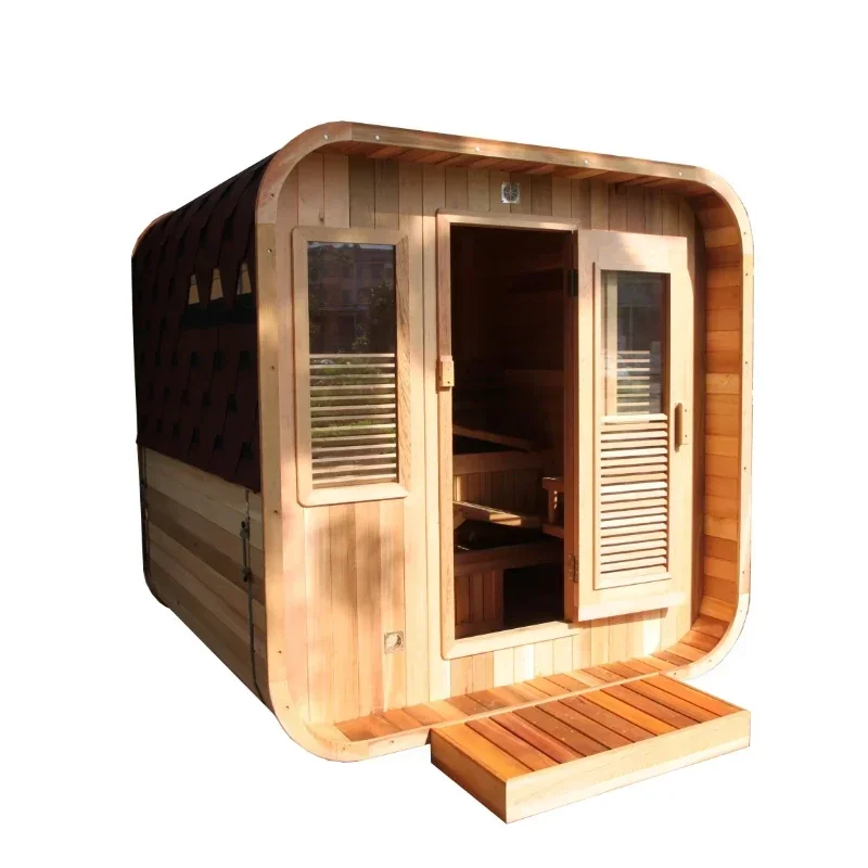 Premium 2-person sauna Hot wood cabin sauna room, convenient and quick to assemble sauna