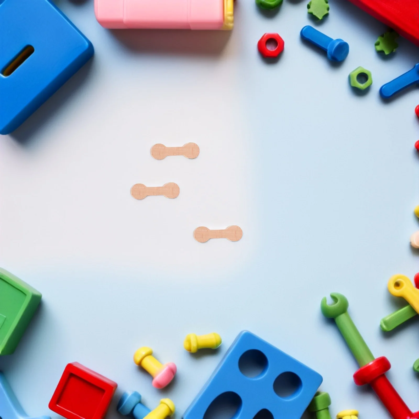 10 pezzi connettori per ossa per binario del treno in legno parti dell'adattatore ferroviario natalizio fai da te accessori artigianali per veicoli per bambini connettore per osso fai da te