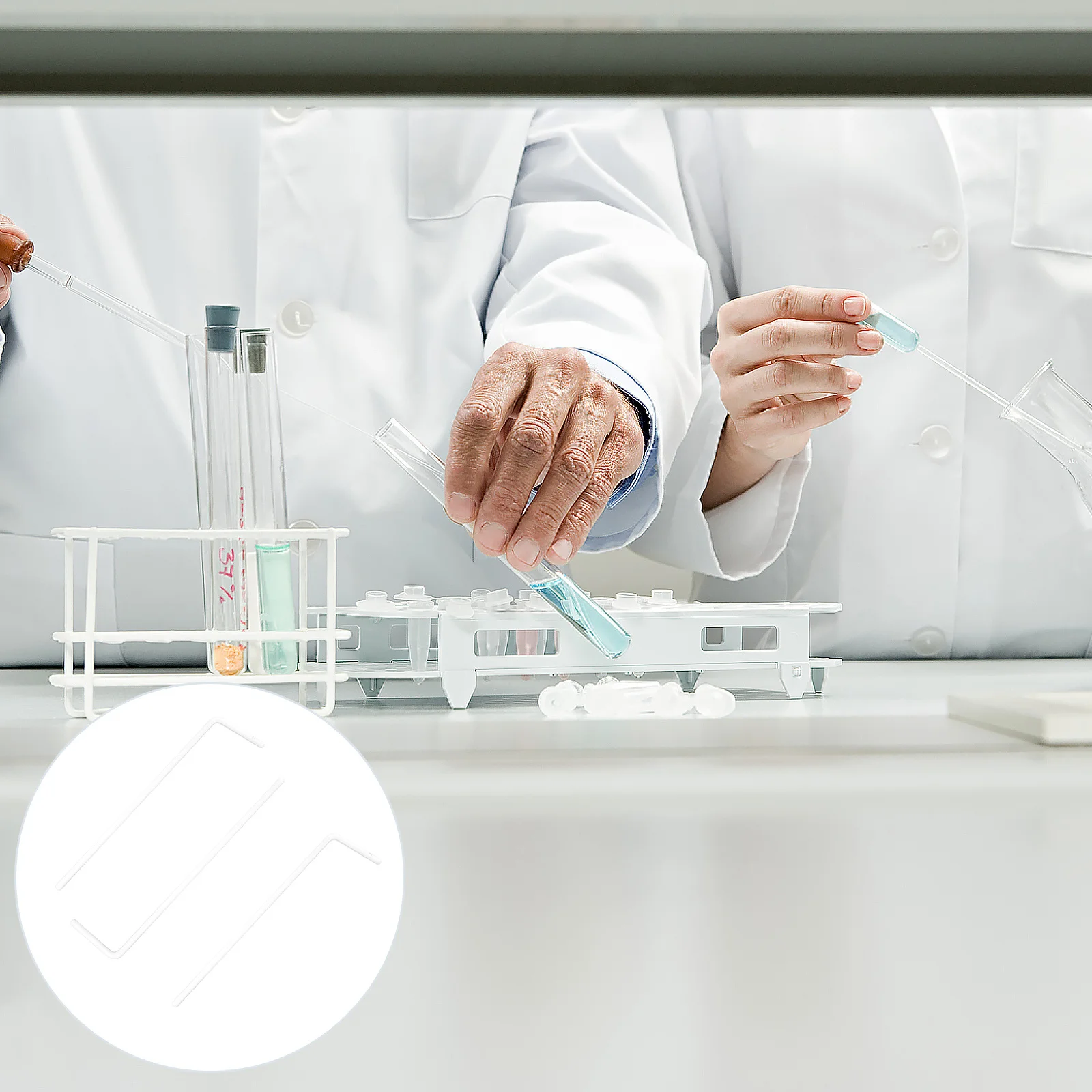 

3Pcs Glass Cell Spreaders Laboratory Wide Spreading Bar Reusable High Temperature Sterilization Durable Lab Spreaders