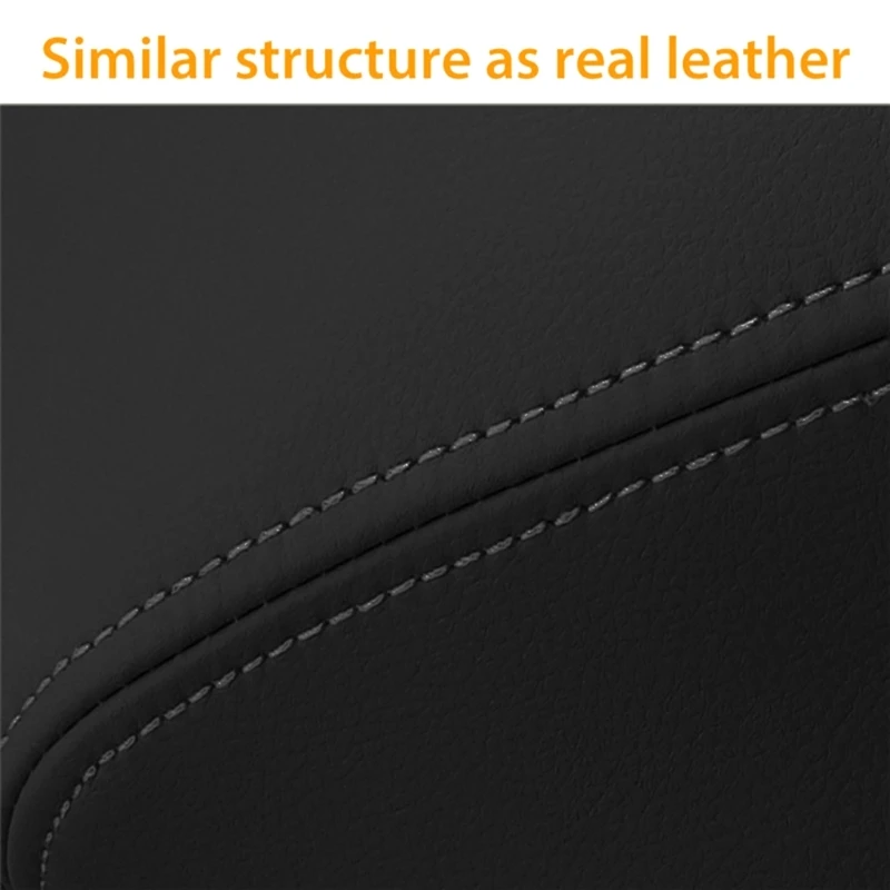 Auto Leather Center Console Cover Car Armrest Cover Waterproof Leather Cushion Pad Protector for Ford Explorer 2011-2018 2012