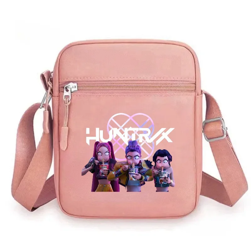 حقيبة كتف نسائية كاجوال شهيرة وجذابة مطبوعة برسوم كارتونية مونستر هانت للنساء كيس صغير bandoulière #6