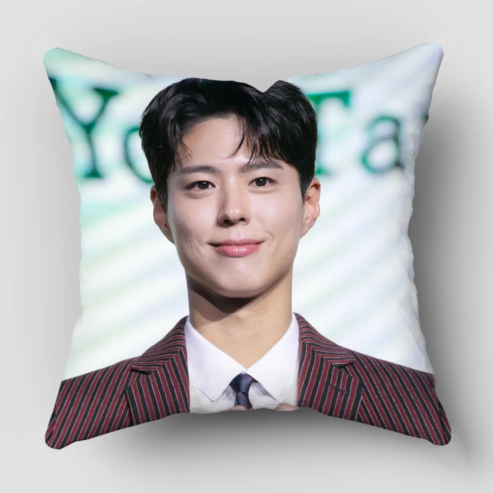 Park Bo Gum Throw Pillow Pattern Cushion Cover Suitable for Sofa Bedroom Car Pillow Cover3.3
