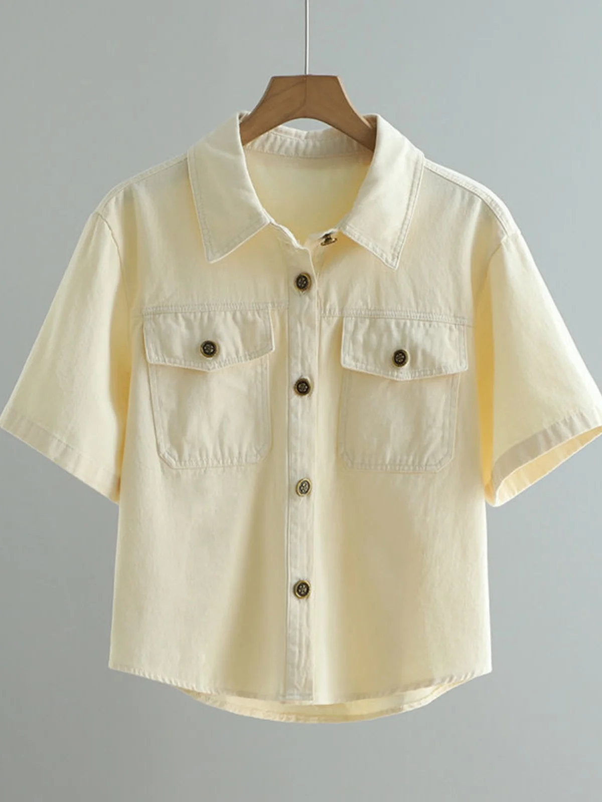 business-style-pure-color-short-sleeve-women's-jacket-design-sensation-summer-new-korean-version-slimming-top-trendy-po