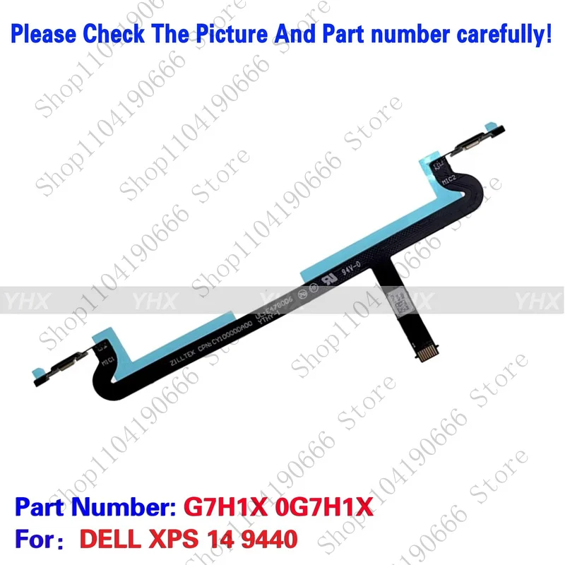 

Notebook computer components New For DELL XPS 14 9440 Camera Connection Cable 0G7H1X CY10000DA00.