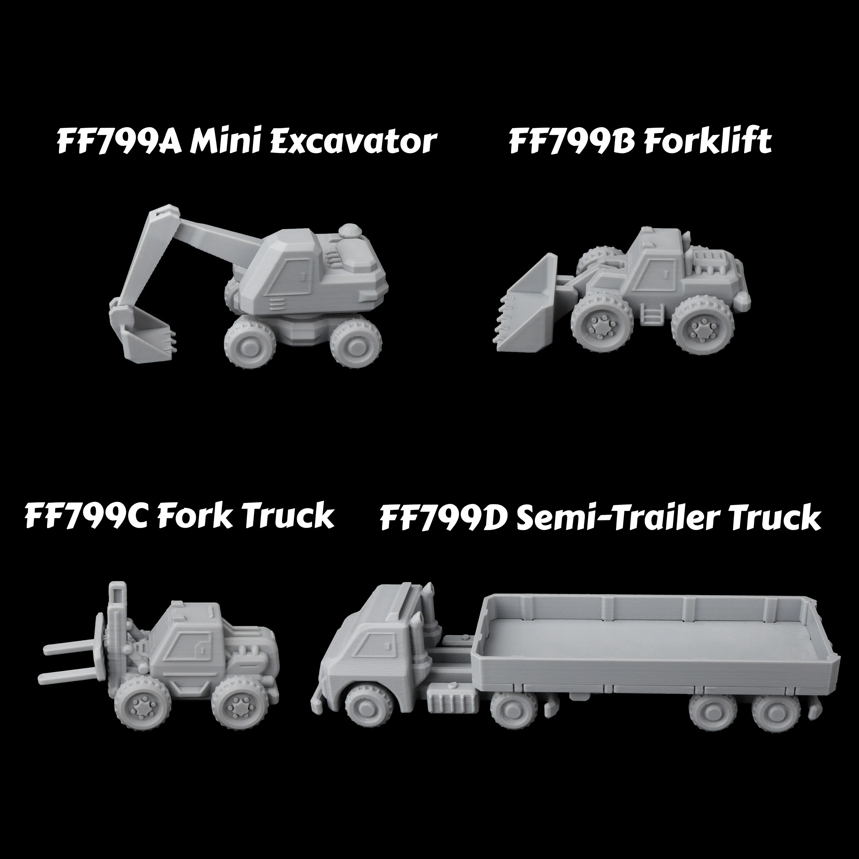 Miniaturas de Veículos de Cons - Model Kit Excavator avaliação e preço
