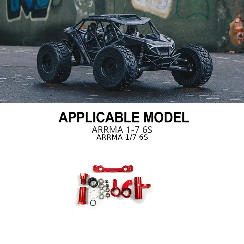 RCGOFOLLOW Lenkservo-Saver, kompletter hochpräziser Rc-Lenkungsservo-Saver, komplett für 1/7 6S Monster Trucks