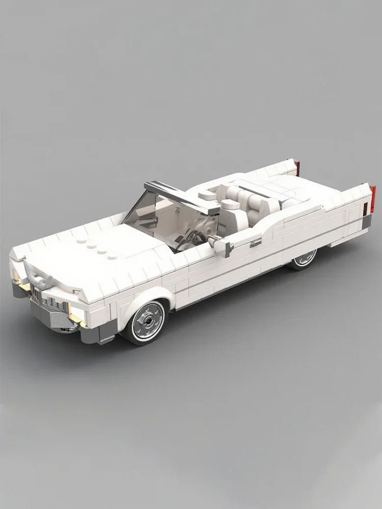305 pièces MOC 1970 Cadillacers De Ville Convertible City Champions Super voiture bloc De construction cadeau De noël pour les enfants à l'école