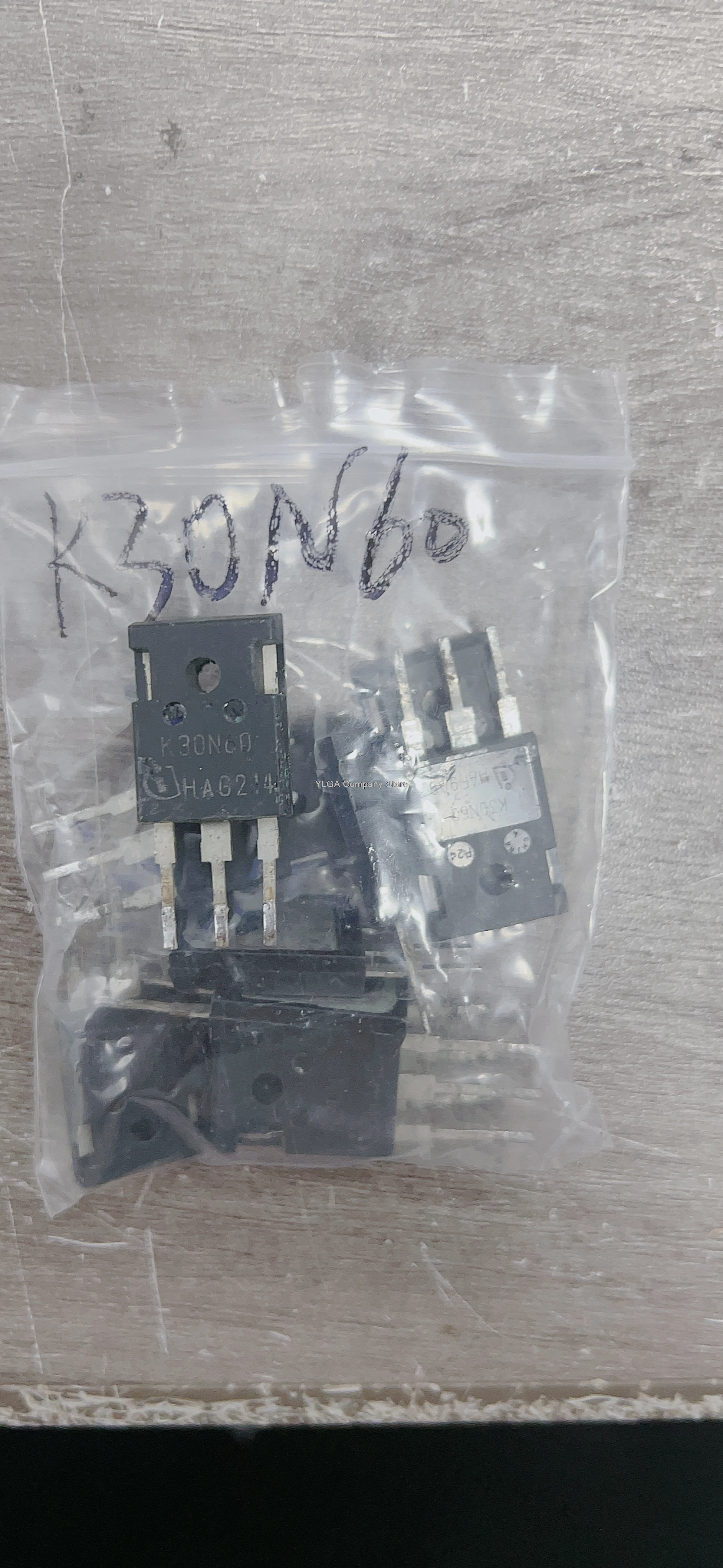 K30T60 K30N60 IKW30N60T 30A600V Dismantling and testing of good inverter commonly used IGBT single tube     10PCS -1lot