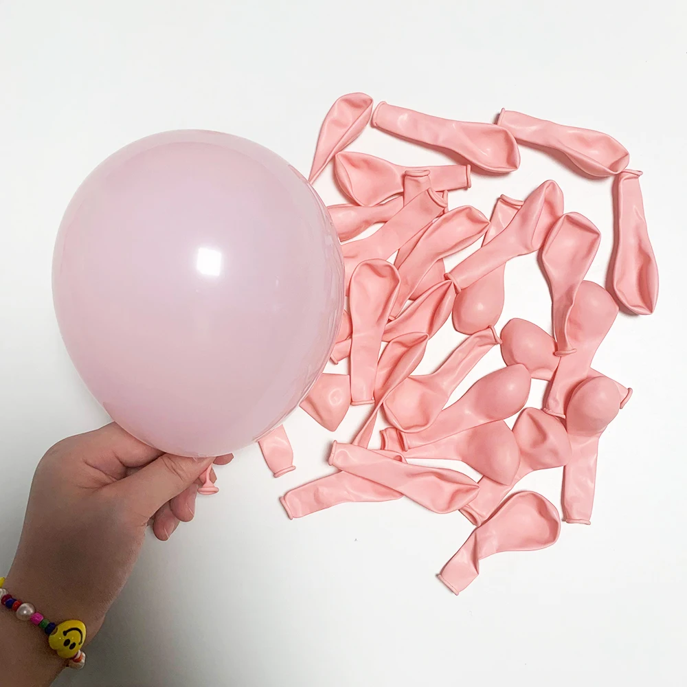 119Pcs Baby Pink Balloons Arch Kit White Gold Balloon Garland Baby Shower Wedding Birthday Party Decorations Anniversary Globos