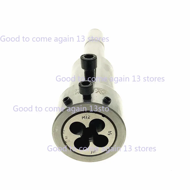 Retractable Round Die Holder Tail Stock Morse Taper Fixed Sleeve for Tapping Machine Lathe Milling  M3-22 Outer Diameter 20-45mm