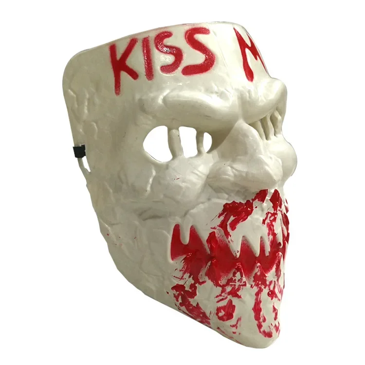 Graffiti töten mich Maske Smiley-Maske menschliche Entfernung Plan Maske alte Männer und Frauen küssen mich Maske Halloween-Maske Voll gesicht Cosplay-Maske – Detail 18