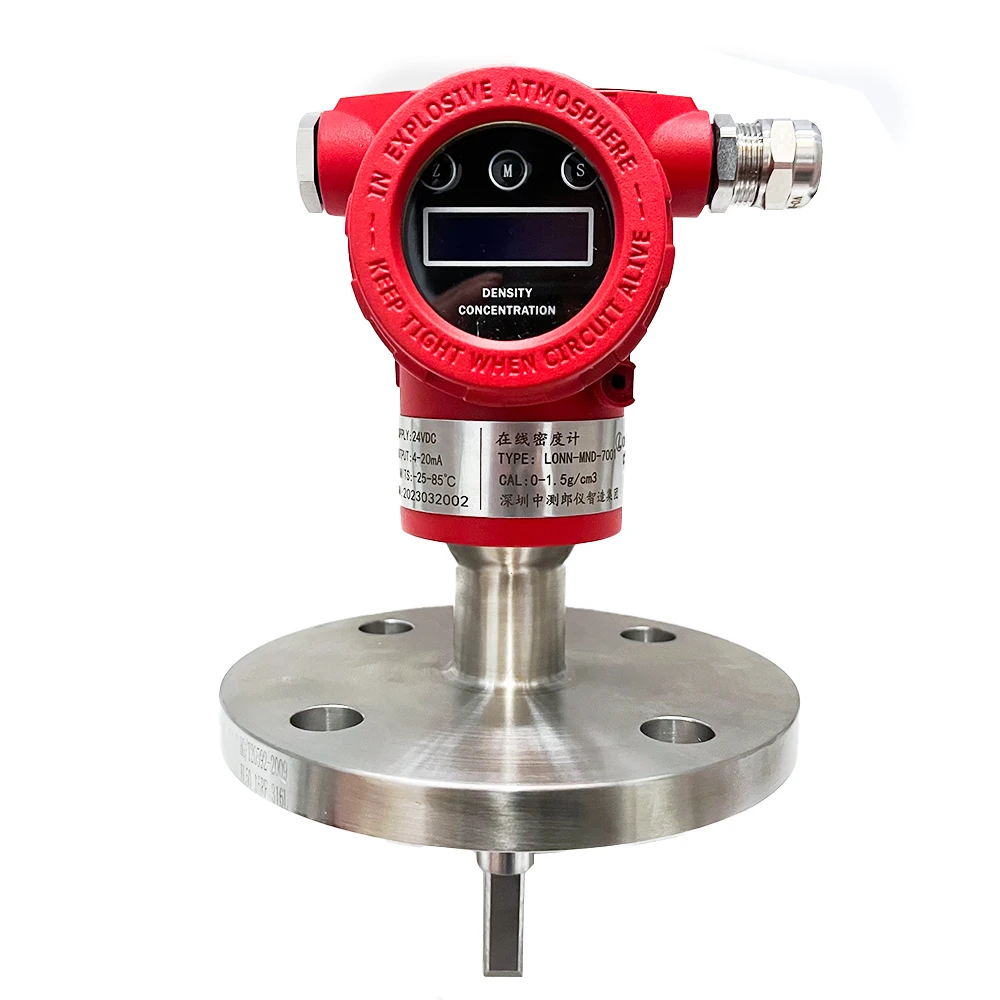 

Industrial Outlet Tuning Fork Inline Concentration Meter For Liquid And Gas Alcohol Density Measurement