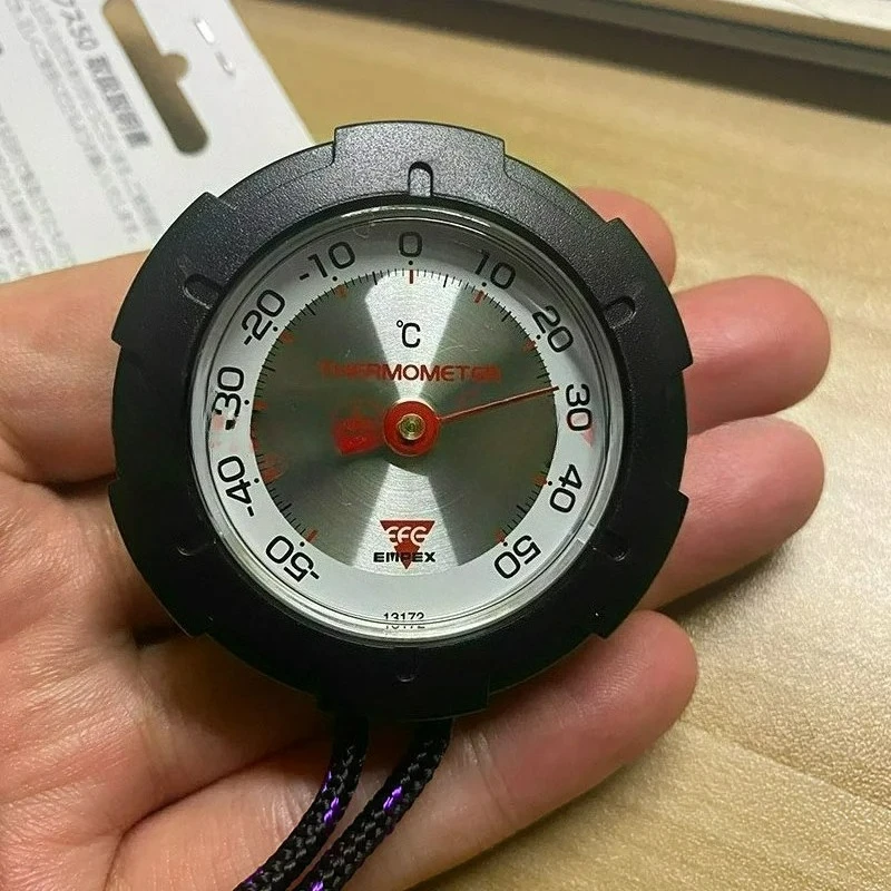 For Japan EMPEX outdoor hiking thermometer, mountaineering camping  portable thermometer, ultra-light pointer thermometer