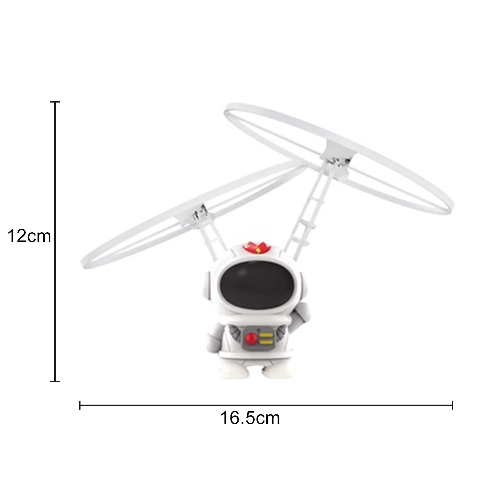 

Flying Robot Helicopter Toy Small Robot Toys with Shinning LED Lights for Relieving Anxiety from Long Time Study