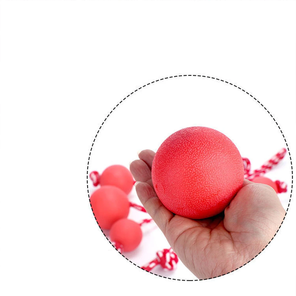 Bolas hinchables para perros, pelota de goma sólida resistente a caídas Indestructible, entrenamiento de mordeduras para perros medianos y grandes, masticadores agresivos