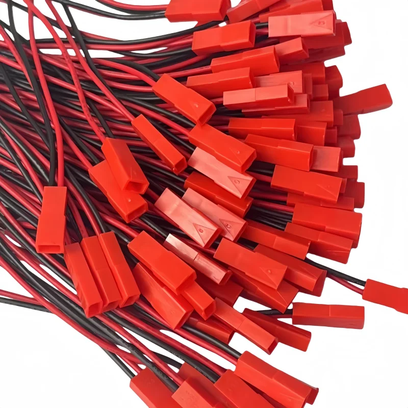 

JST Battery Plug Wire, Electronic Wire, High Temperature Resistant, Aircraft, Lithium Battery Link Wire, 24AWG, 10-15cm, 10Pcs