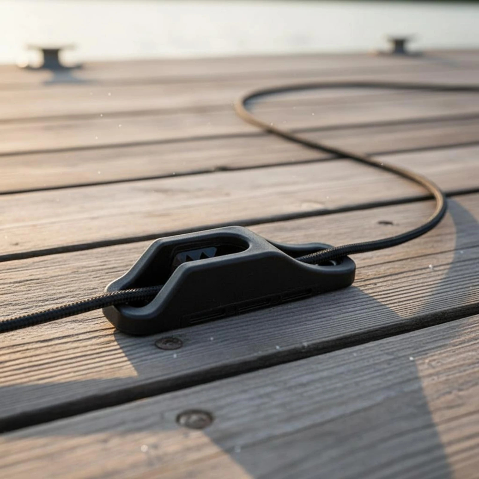 Nylon Rope Clam Cleat Easy to Install Kayak Rope Cleat Kayak Line Clamp Simple Structure Nylon Cord Lock Compact for Fishing
