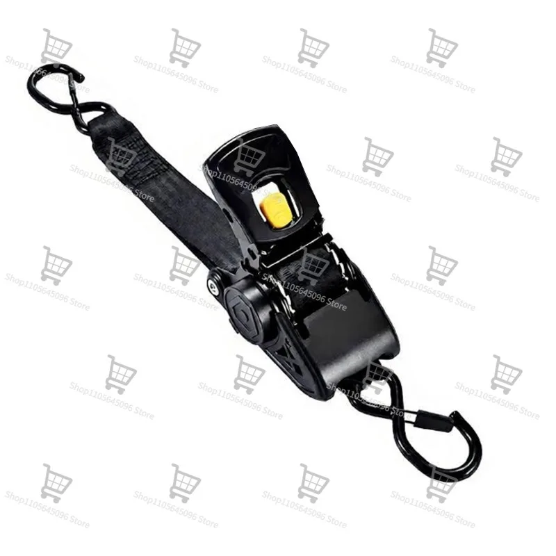 For Automatic Recovery Ratchet Tension Belt, Cargo Binding Belt, Fixed Tool for Automobile and Motorcycle Transportation