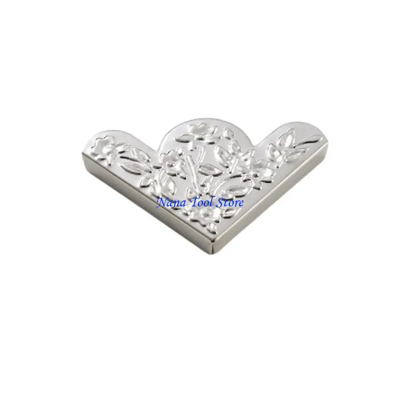 31GJ Artisttics Florals Pattern Metal Corners Accessory for Gifts Box Amélioration