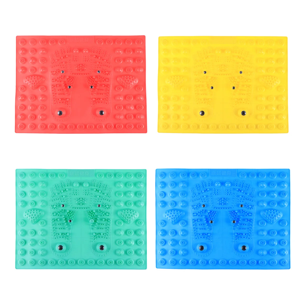 

Foot Massaging Mat Red Reflexology Foot Massager With For Arch Pain Relief Anti-Fatigue Acupressure Pad For Home Office