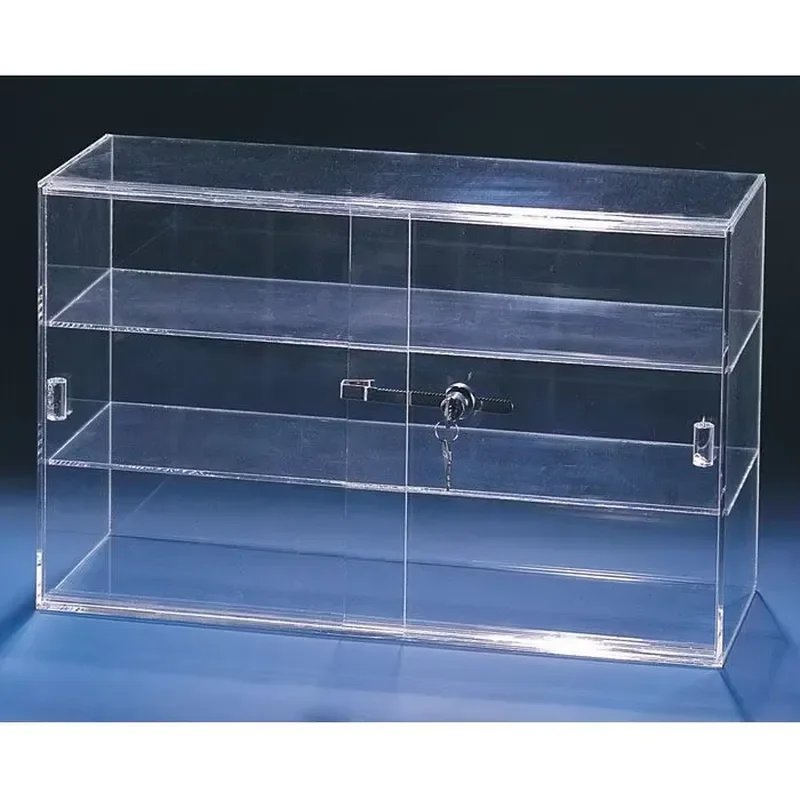 Clear Acrylic Cupcake Display Box for Wedding Buffet Transparent Cake Stand Bakery Food Showcase Holder Party Dessert Tray