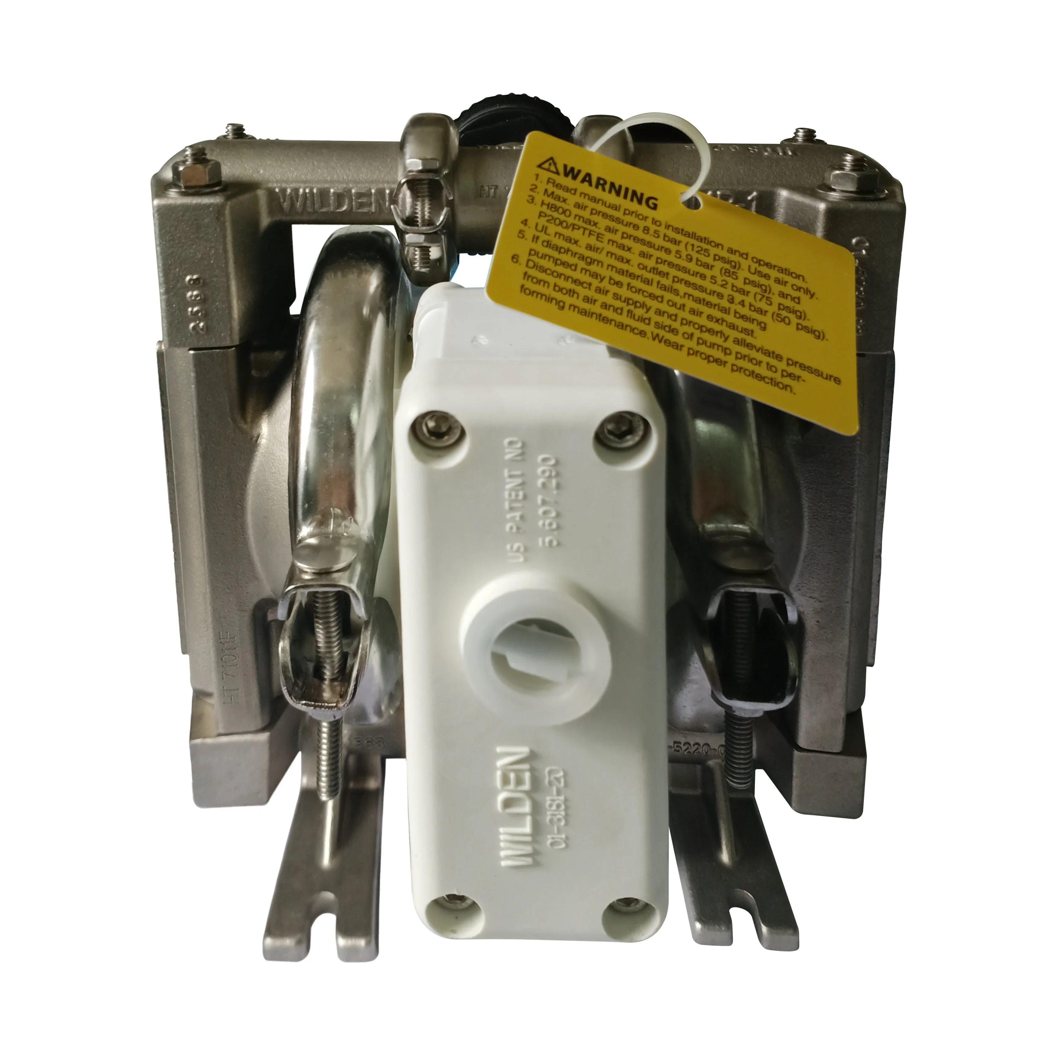 

Wilden Metal Air Operated Double Pneumatic Diaphragm Pump P1 0.5 Inch With PTFE Diaphragm P1/SSPPP/TNU/TF/STF/0014