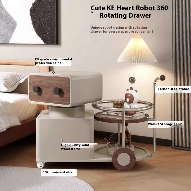 Side Table With Drawer Minimalistic Luxury Bedroom Bed Side Table Arch Wooden Side Table