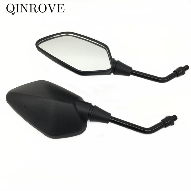 

Black ABS Motorcycle Rearview 10mm Mirror Side Mirror Universal For Suzuki SV 400 V-Strom 650 1050 GSX150 B-king Benelli BJ300