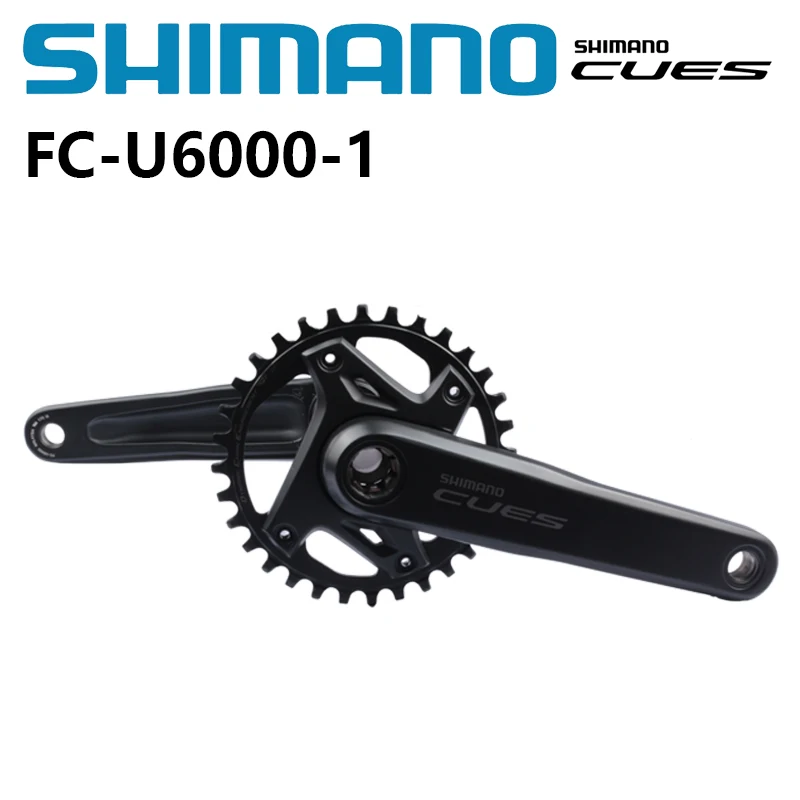 SHIMANO CUES FC-U6000-1 2-PIECE CRANKSET 2-PIECE CRANKSET 1x11/10/9 Speed DYNAMIC CHAIN ENGAGEMENT+ 170 32T Original Shimano