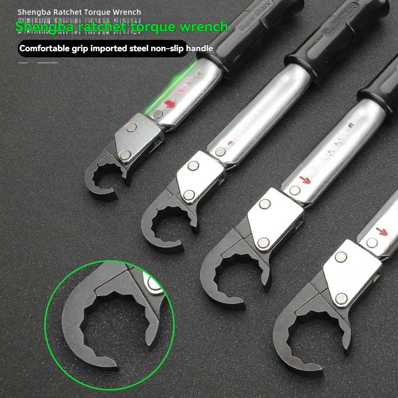 ST-02L Ratchet Torque Wrench High-precision Open Type Auto Repair Wrench Air Conditioning Maintenance Tool Set