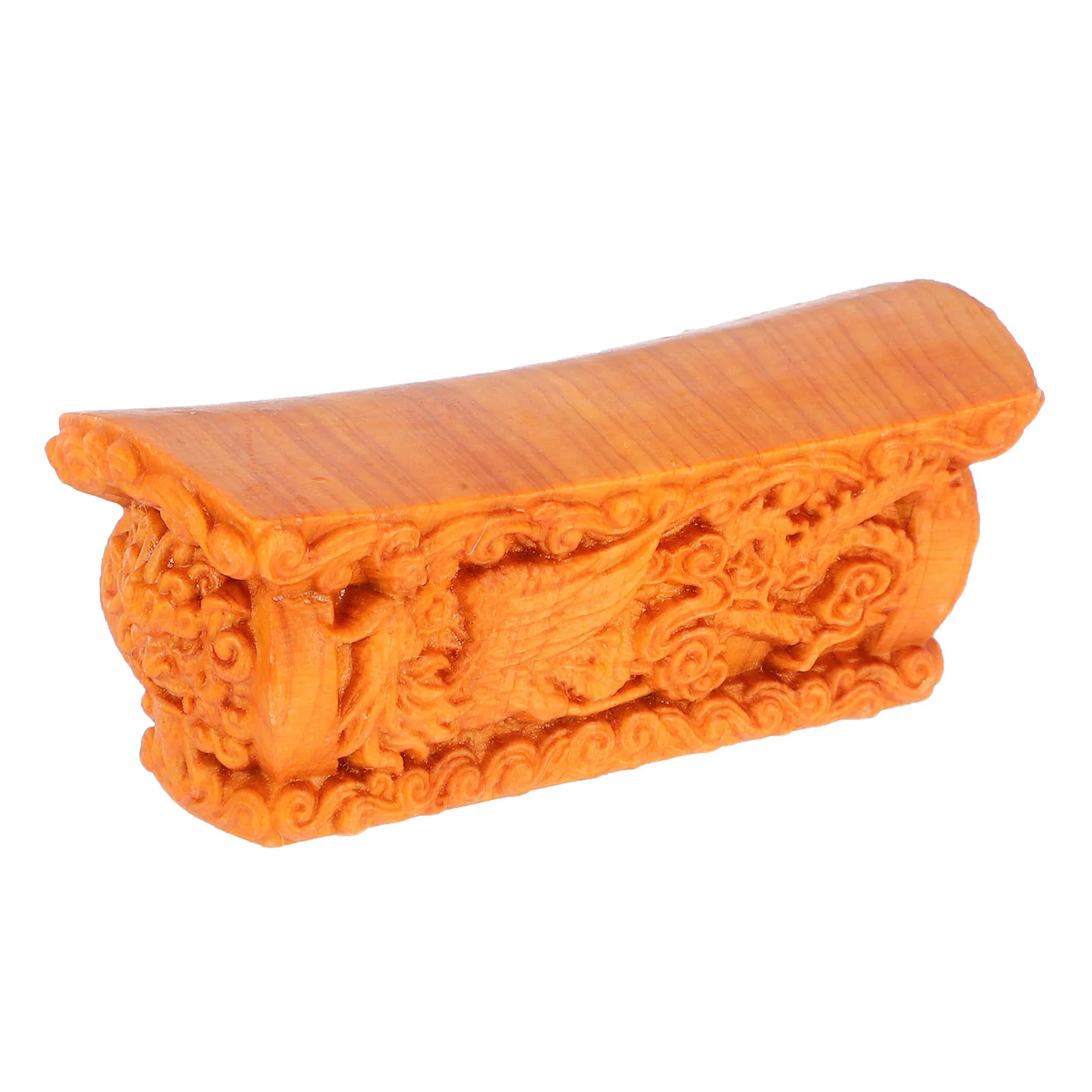 

Mini Wooden Coffin Sculpture Carved Cliff Cypress Wood Coffin Desk Decor Halloween Party Accessory Haunted House