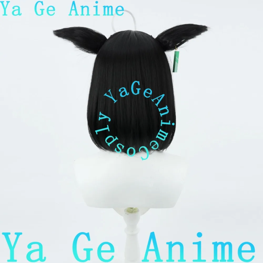 Wig Cosplay Anime Game Uma Musume Pretty Derby Manga Short Style Manhattan Cafe untuk Halloween dan Reality Show