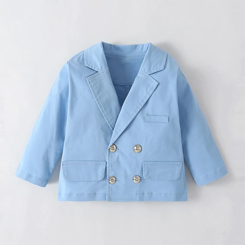 Baby Boys Gentleman Outfits Suits Clothing Set Spring and Autumn Children Coat Romper 2PCS Suit Boutique Kids Clothing