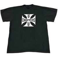 Retro West Coast Choppers Graphic Printed Men's and Women's Loose Short Sleeved T-shirts for Casual Wear All Year Round