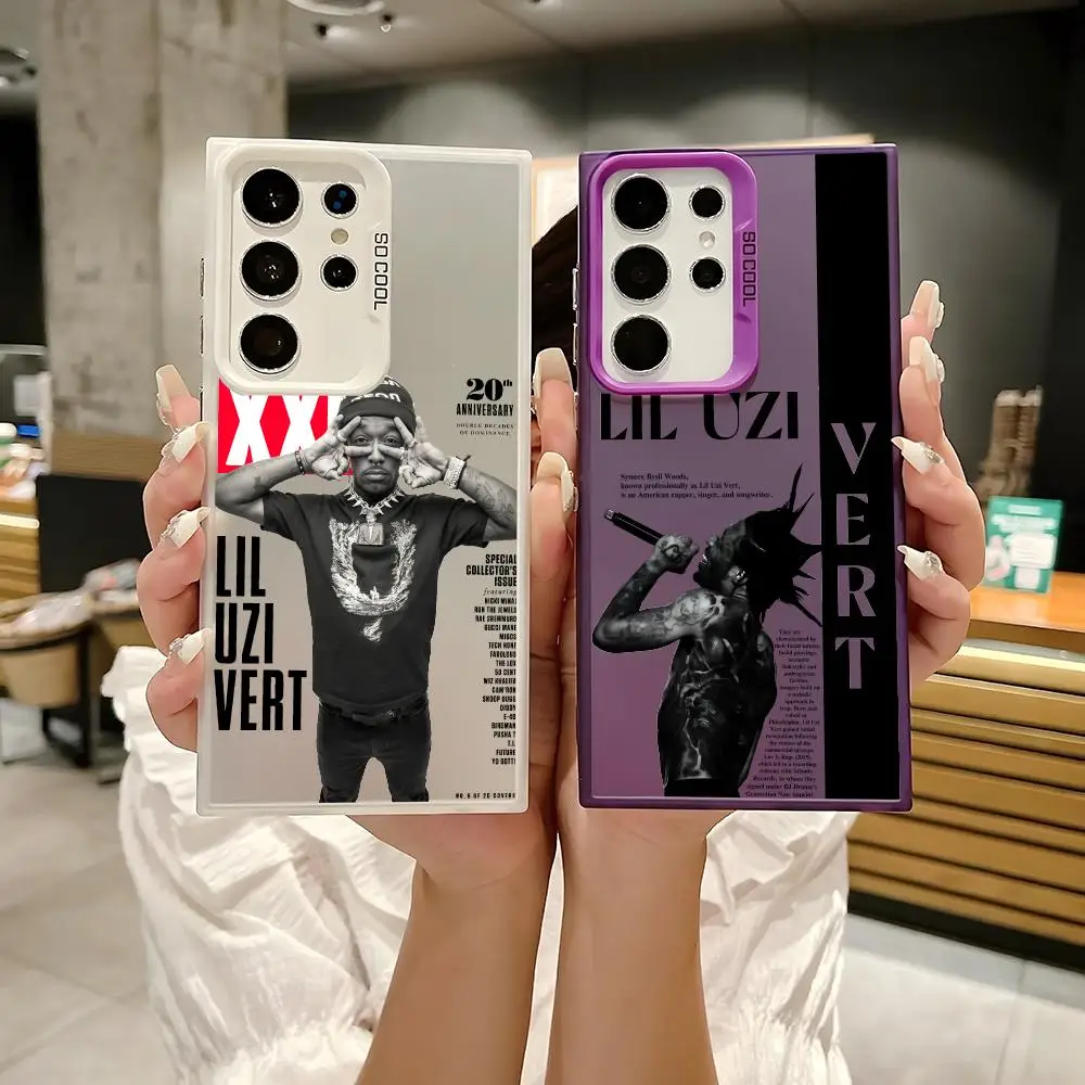 Lil Uzi V-Vert Rap Trap Phone Case For Samsung Galaxy S25 Edge S24 S23 S22 S21 S20 Ultra Funda Silicone Silver Cover
