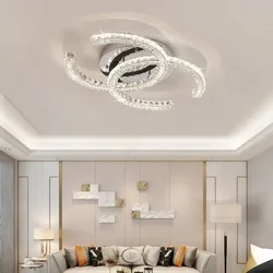 Modern 2024 New Special-shaped Crystal Chandelier Modern Simple Decoration Living Room Dining Room Home Decoration