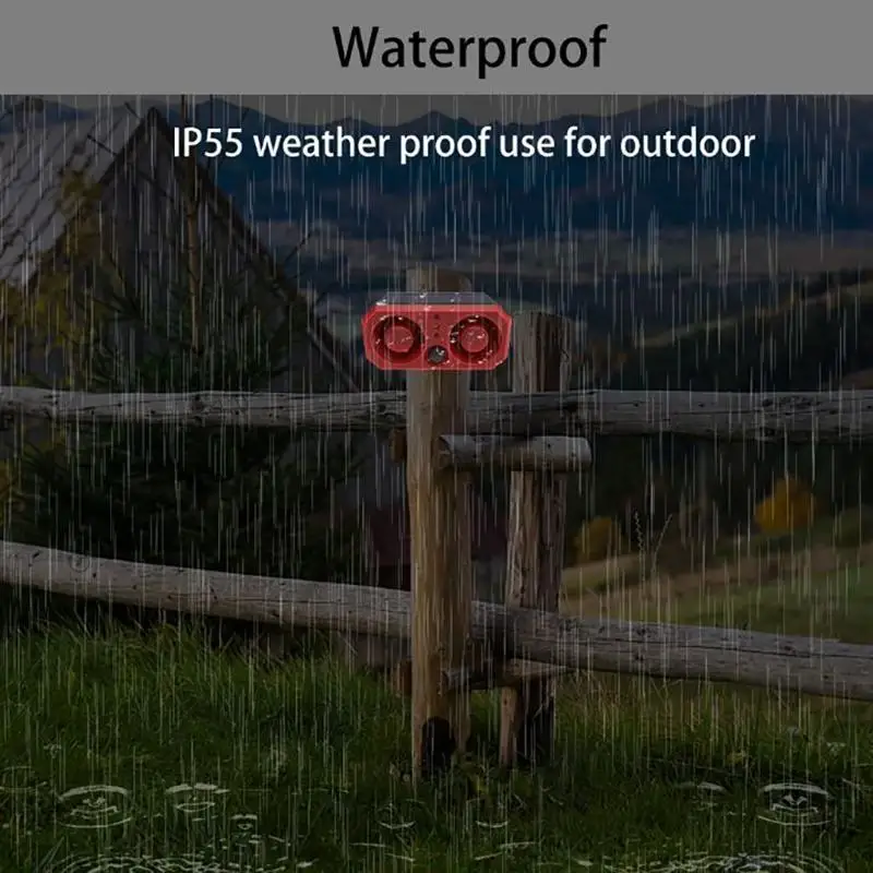 Solar Animal Driver Solar Alarm ABS Material Suitable for Farm or 4XFB