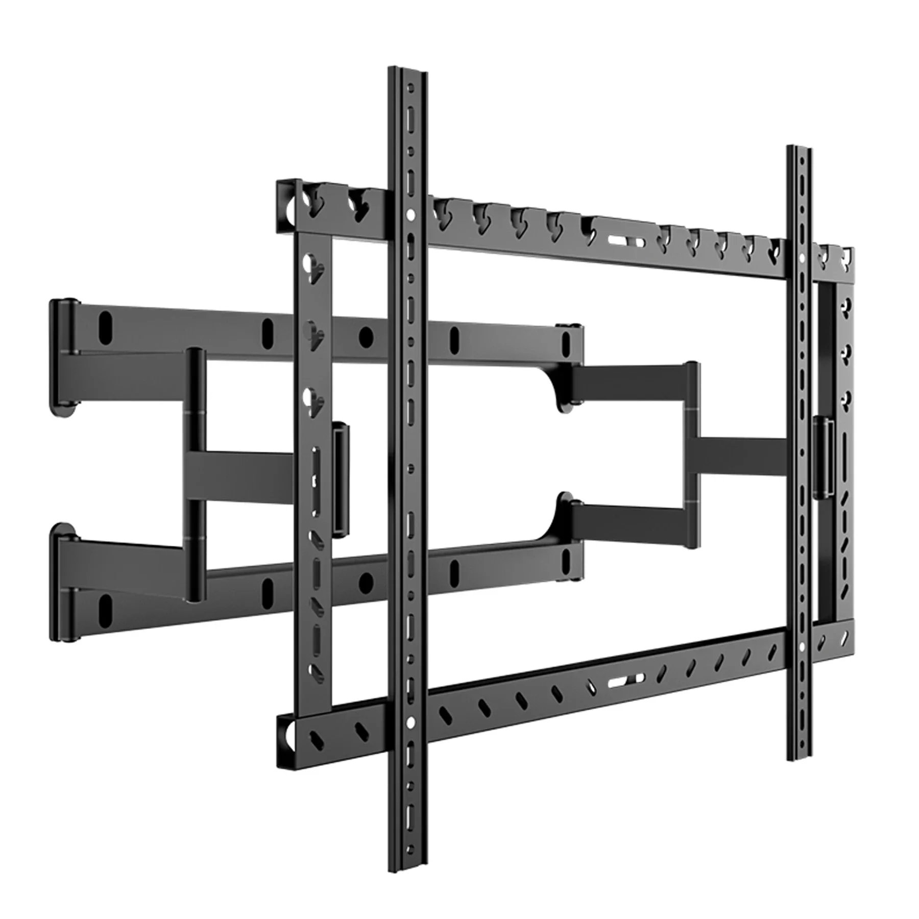 full motion tv brackets for tv swivel Ultra thin off wall embedded wall mount flat LED LCD 37-100 inch tv stand