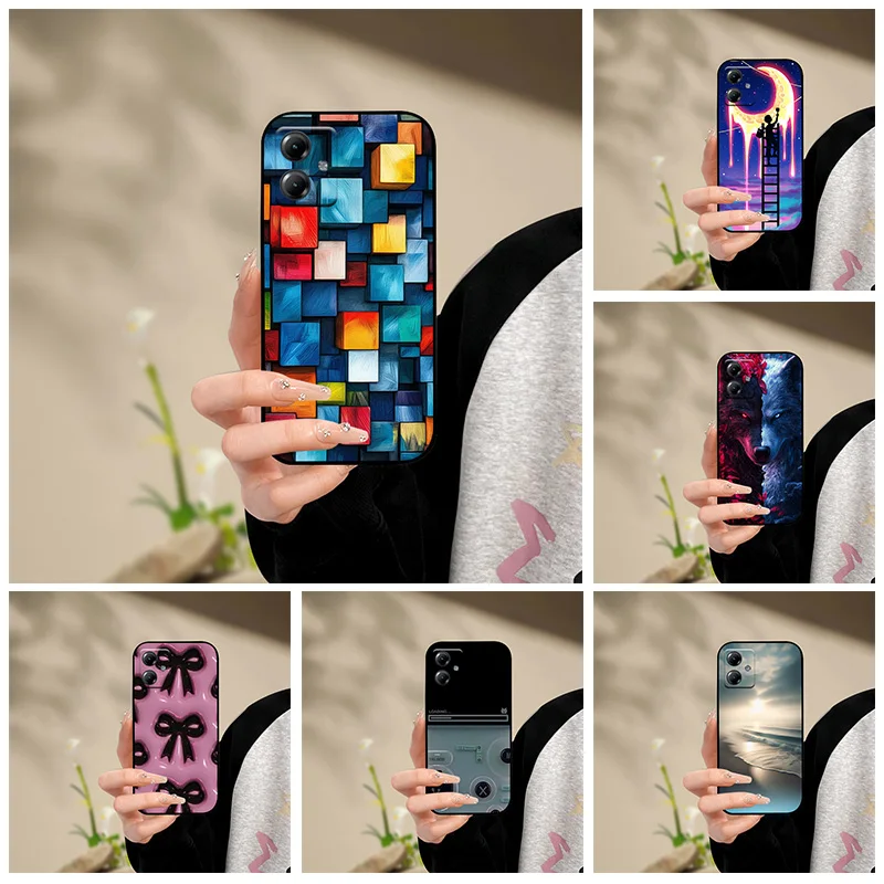 Para Moto G14 Funda de silicona fresca a prueba de golpes Funda protectora para Motorola Moto G14 G22 E32S Protector de parachoques g14 g22 Funda Coque