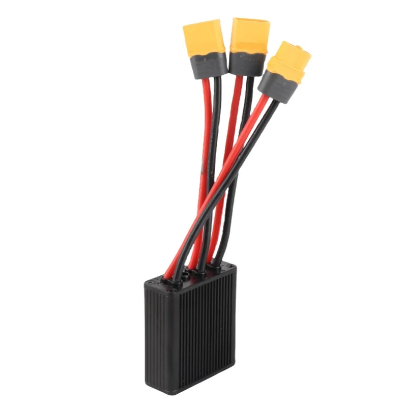 Convertidor de descarga de batería doble, interfaz DC20-80V XT60, adaptador de módulo paralelo de batería Dual para Motor de 250-3000W