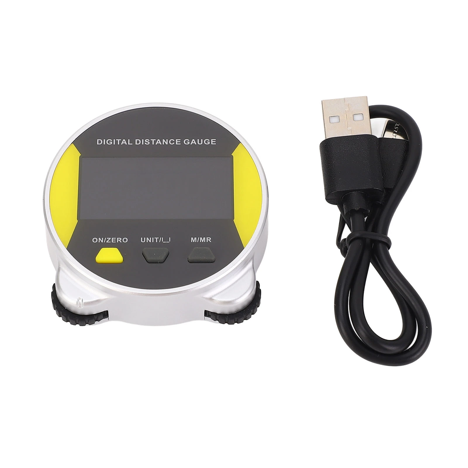 Digital Distance Gauge LCD Display Electronic Tape Measure Ruler Rechargeable Small Rolling Measuring Tool