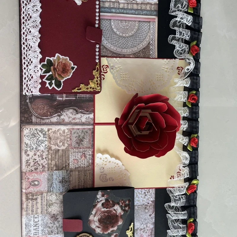 Vintage pop-up book creative gift student collection decoration